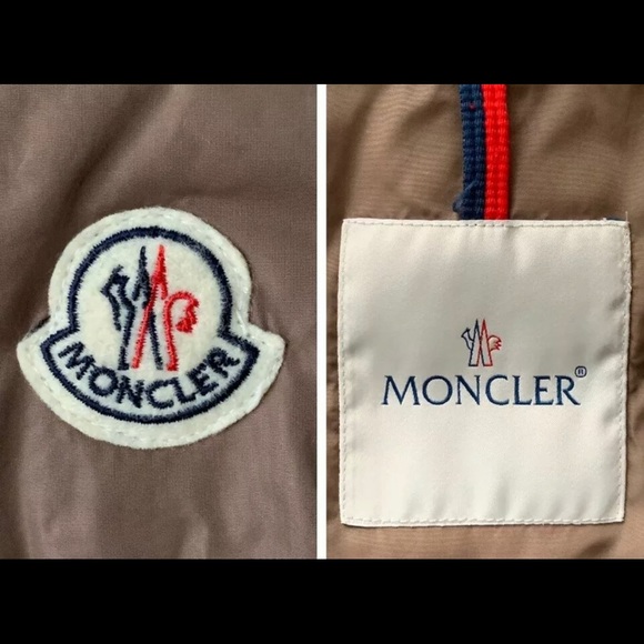 Moncler Genevrier Women Long Down Coat Parka Jacket Hood Fur Size 3 or L Winter - Picture 8 of 14